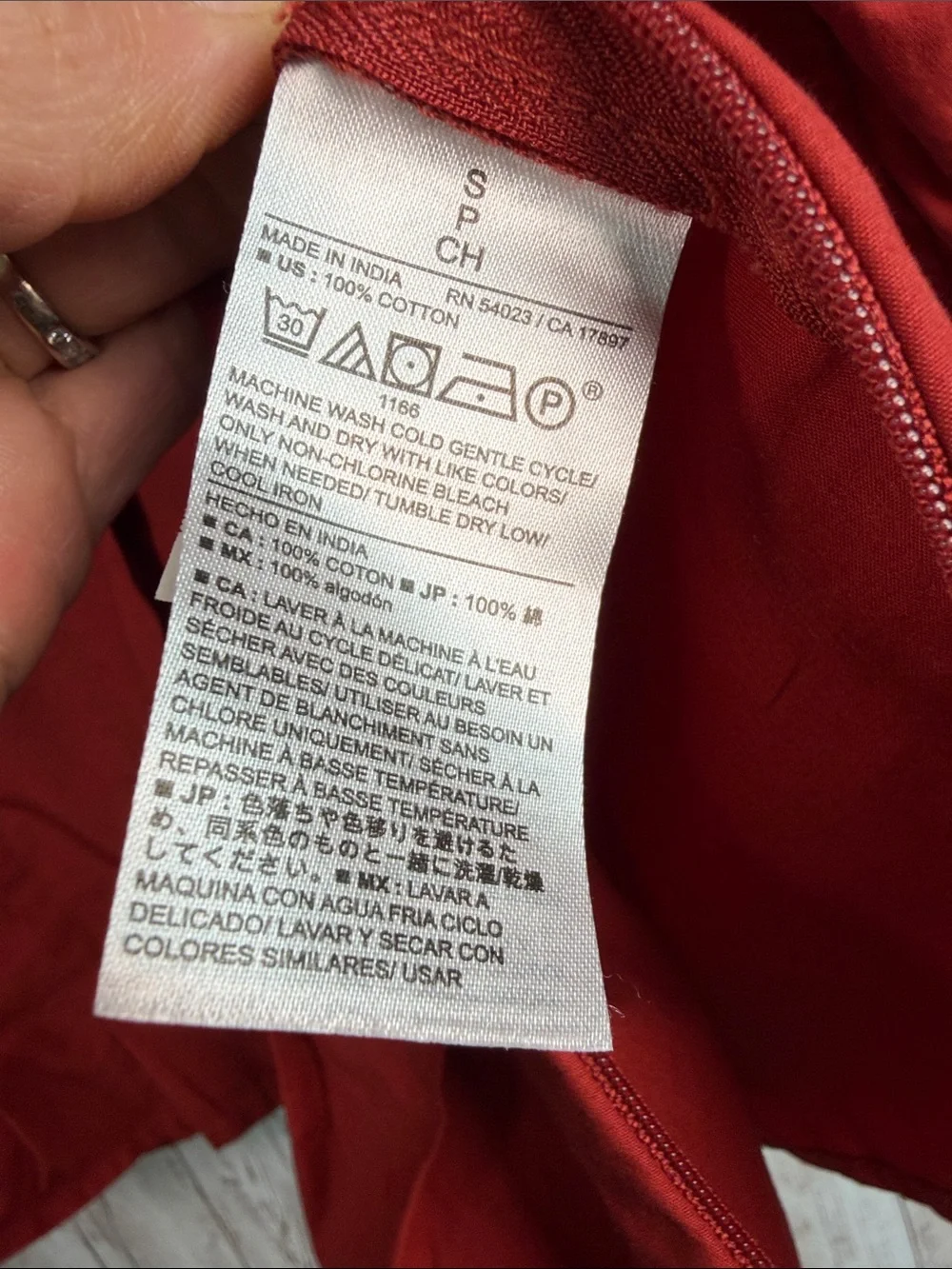 Banana Republic Puff Sleeve Pintuck Poplin Blouse sz Small Burnt Orange Red Fall
